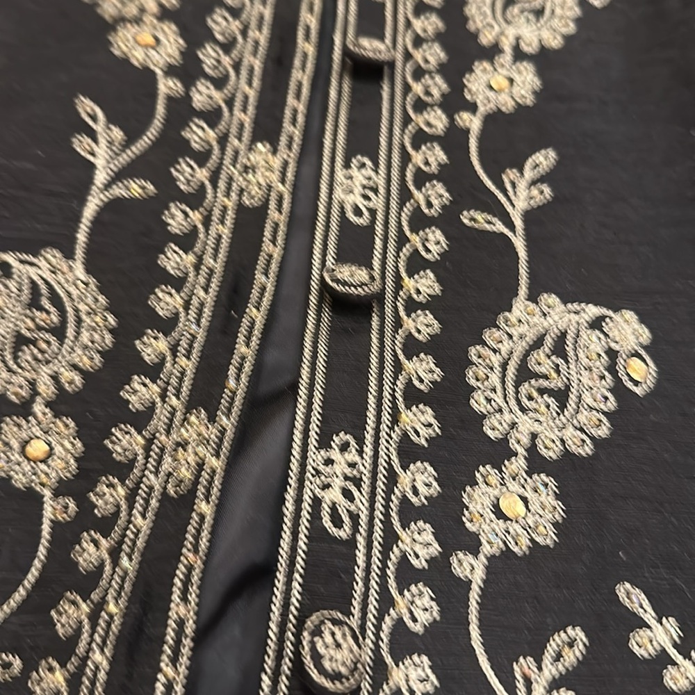 Misses large petite black silk lined jacket - Picture 10 of 11